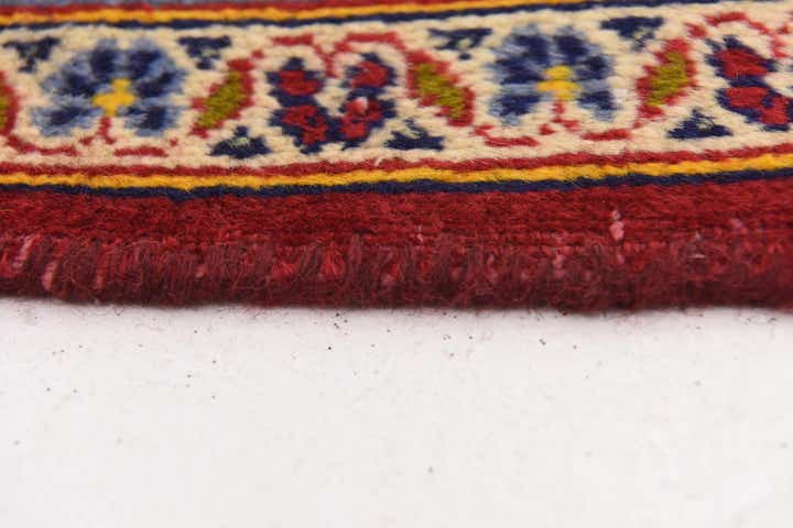 9' 9 x 13' 2 Hand Knotted Kashan Persian Wool Rug