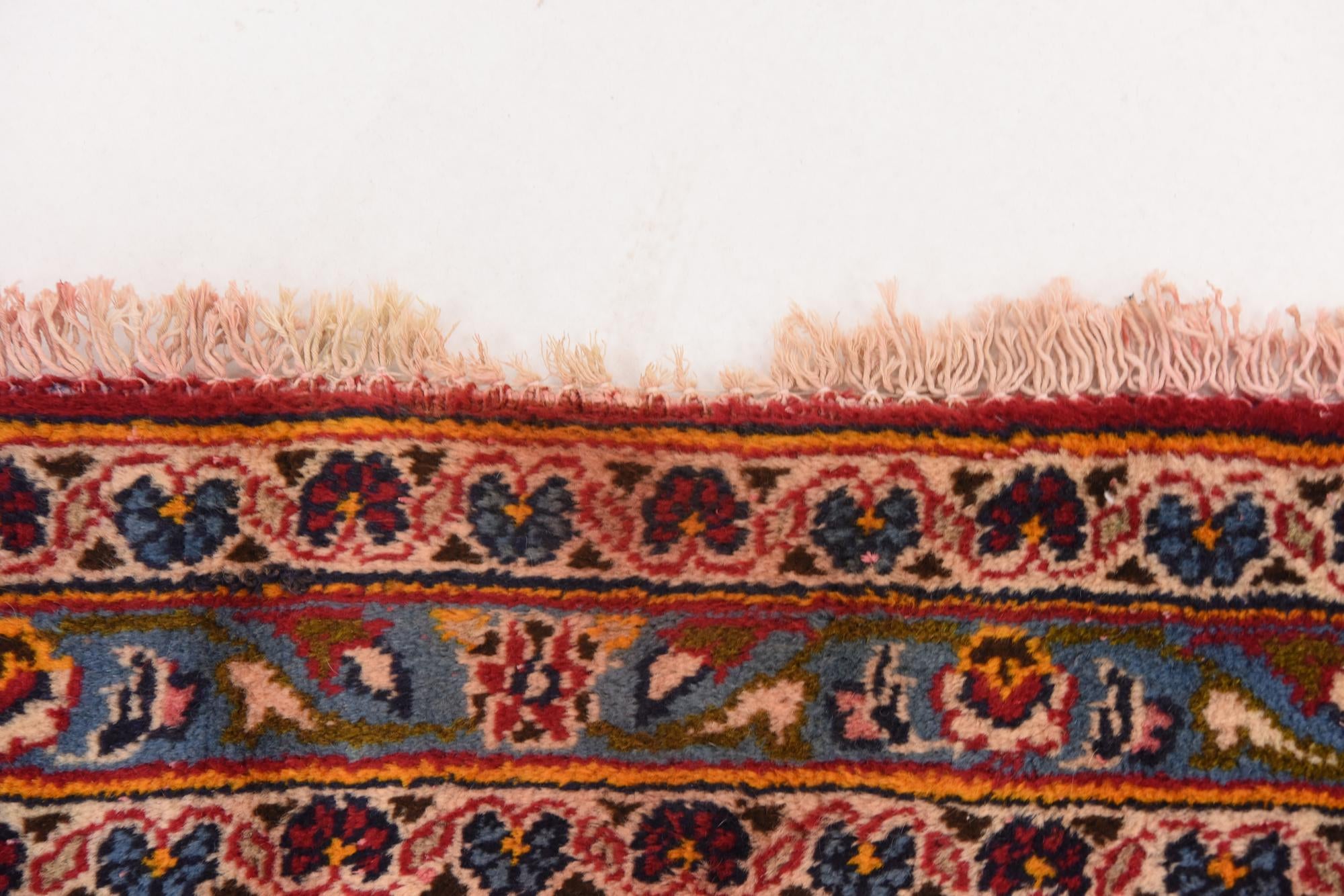 9' 8 x 13' 4 Hand Knotted Kashan Persian Wool Rug