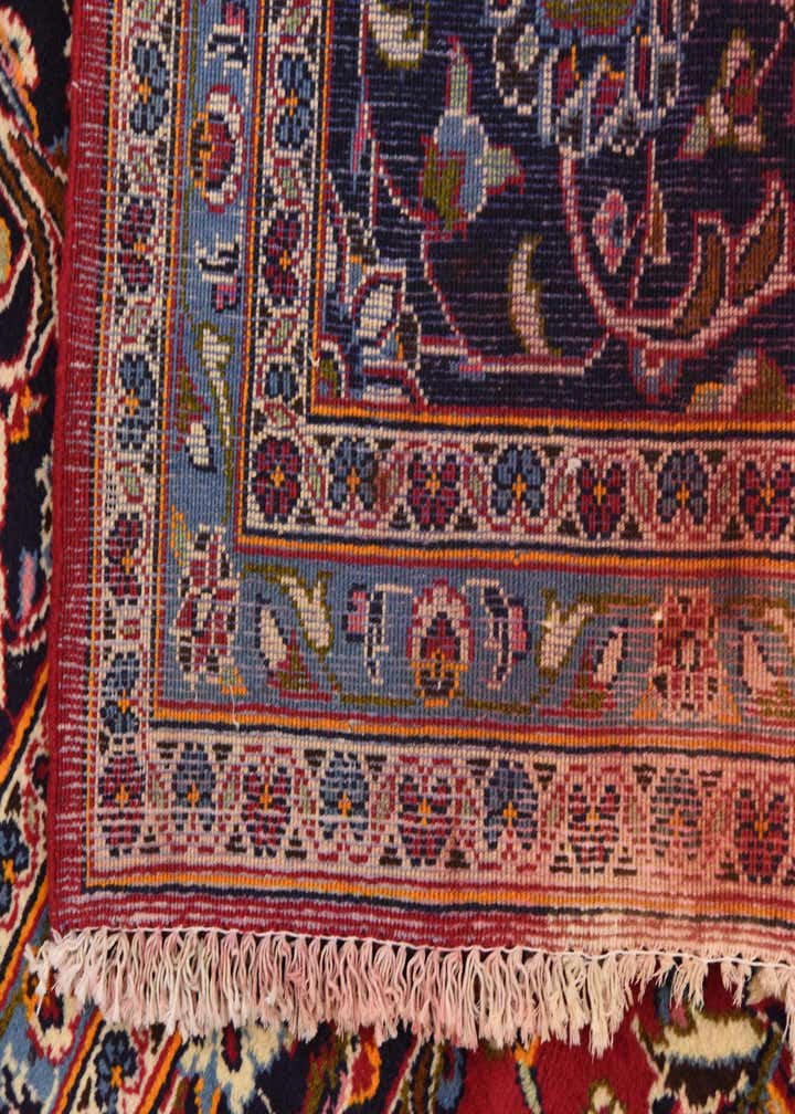 9' 8 x 13' 4 Hand Knotted Kashan Persian Wool Rug