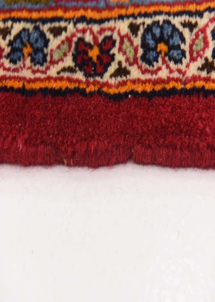 9' 8 x 13' 4 Hand Knotted Kashan Persian Wool Rug