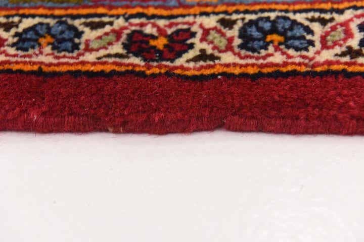 9' 8 x 13' 4 Hand Knotted Kashan Persian Wool Rug