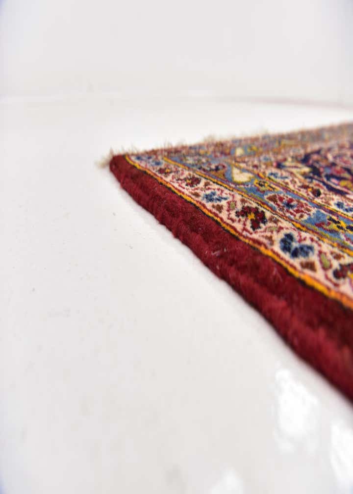 9' 10 x 13' 2 Hand Knotted Kashan Persian Wool Rug