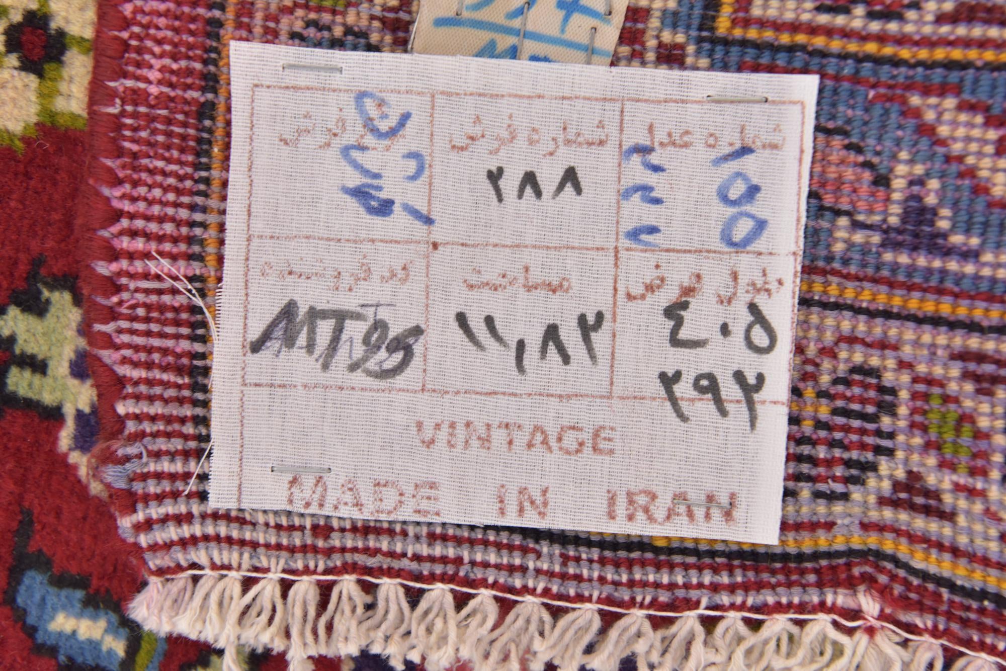 9' 9 x 13' 3 Hand Knotted Kashan Persian Wool Rug