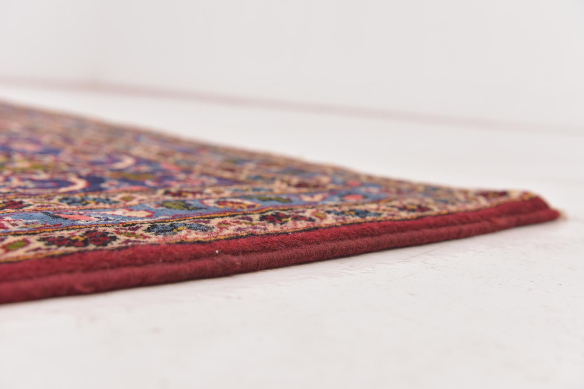 9' 9 x 13' 3 Hand Knotted Kashan Persian Wool Rug