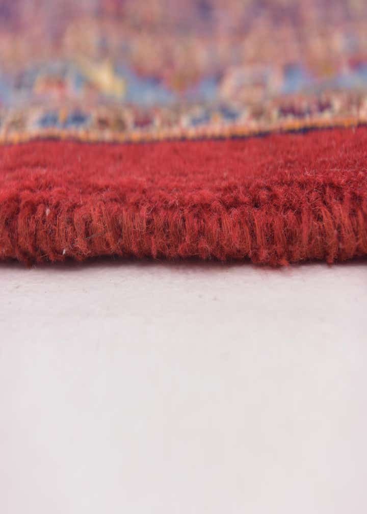 9' 8 x 12' 9 Hand Knotted Kashan Persian Wool Rug