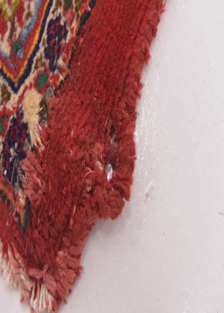 9' 8 x 12' 9 Hand Knotted Kashan Persian Wool Rug