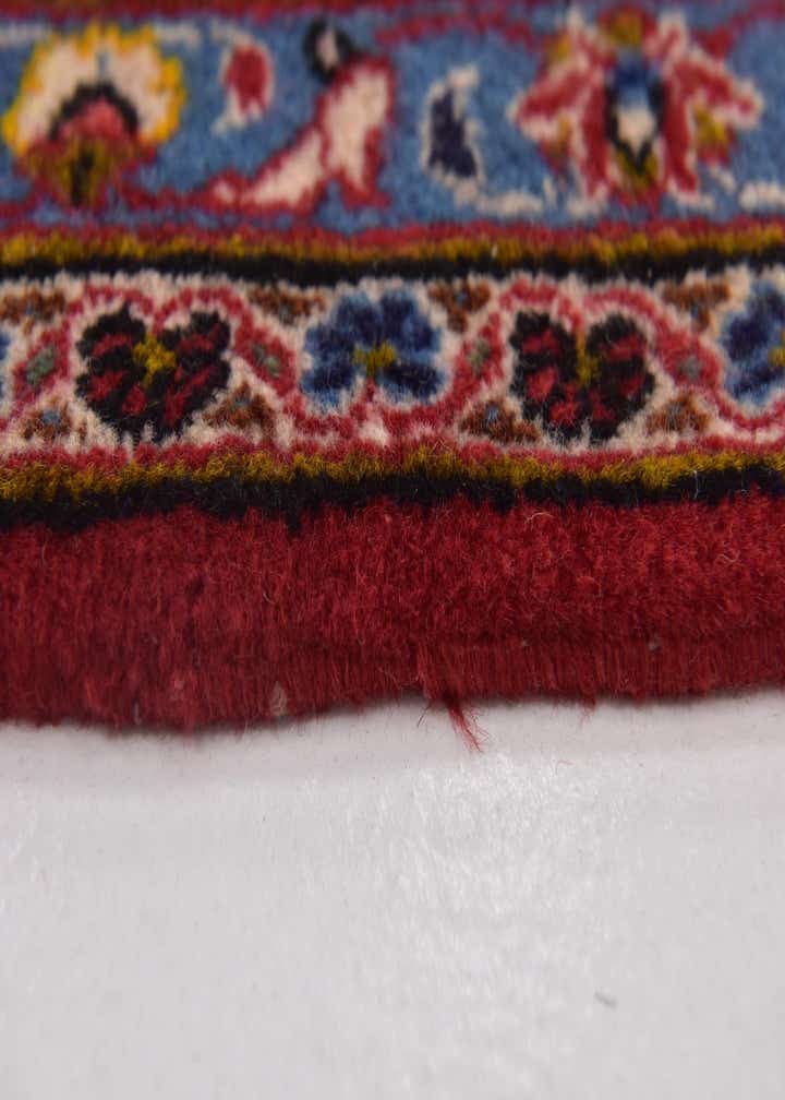 10' x 12' 8 Hand Knotted Kashan Persian Wool Rug