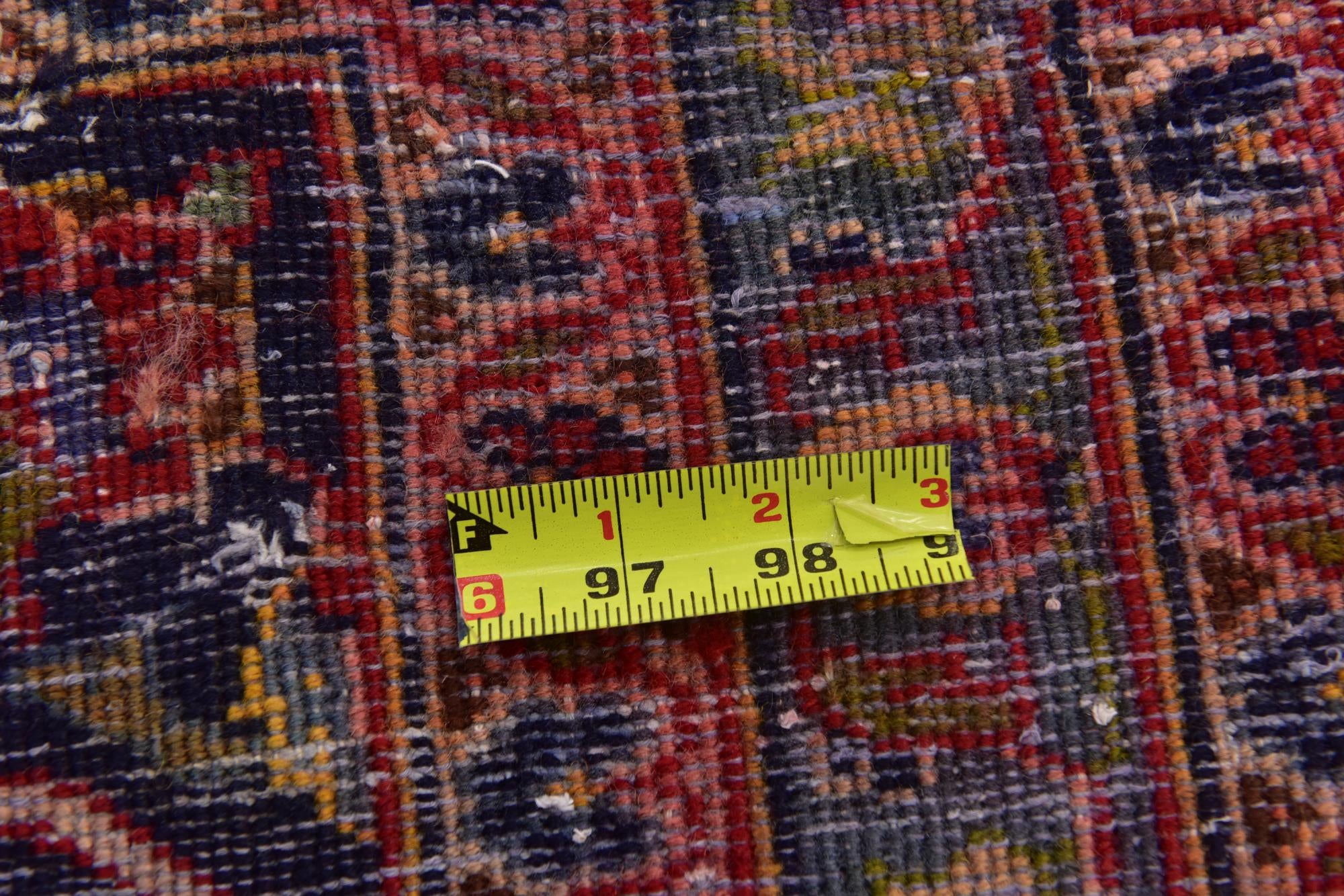 9' 8 x 12' 10 Hand Knotted Kashan Persian Wool Rug