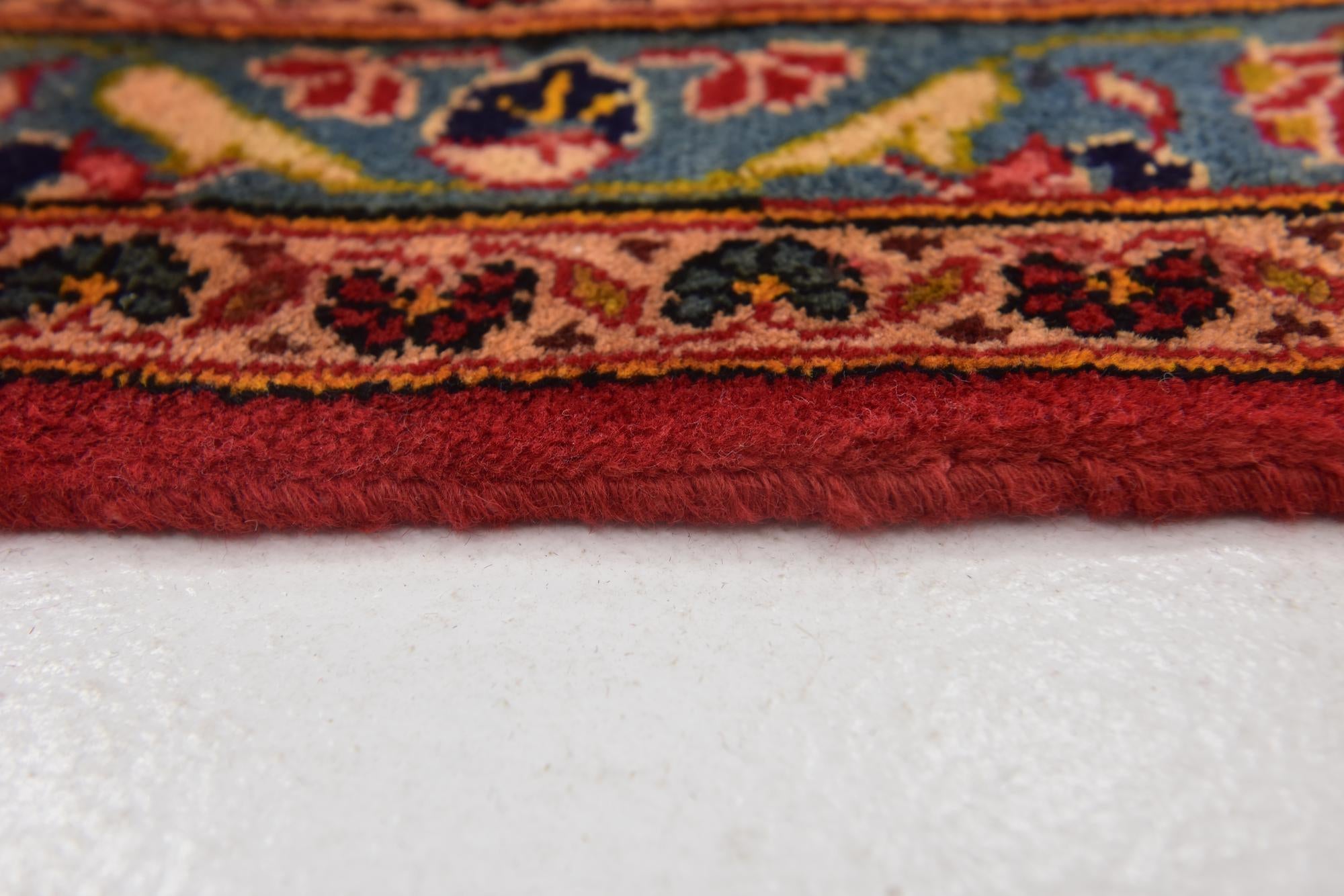 290cm x 405cm Hand Knotted Kashan Persian Wool Rug