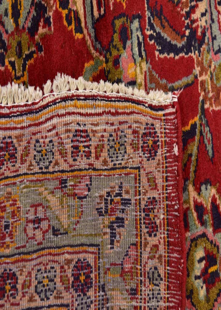 9' 10 x 13' 3 Hand Knotted Kashan Persian Wool Rug