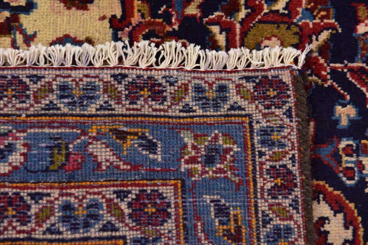 9' 6 x 12' 9 Hand Knotted Kashan Persian Wool Rug