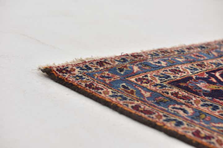9' 6 x 12' 9 Hand Knotted Kashan Persian Wool Rug