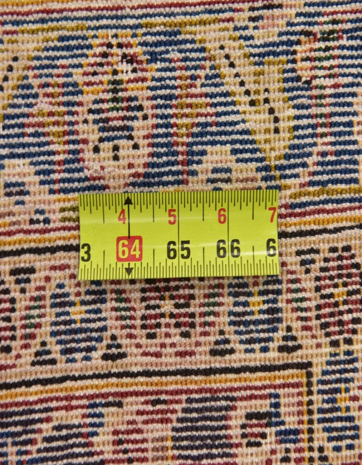 Detail image of 9' 7 x 12' 10  Hand Knotted Kashan Persian Wool Rug