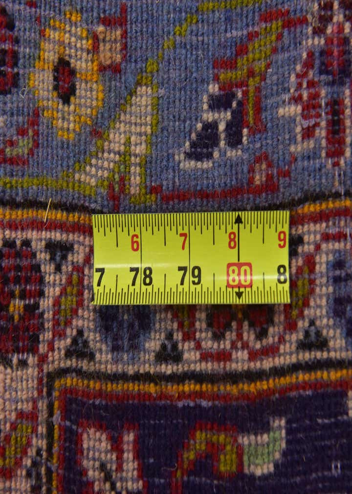 9' 7 x 12' 10 Hand Knotted Kashan Persian Wool Rug