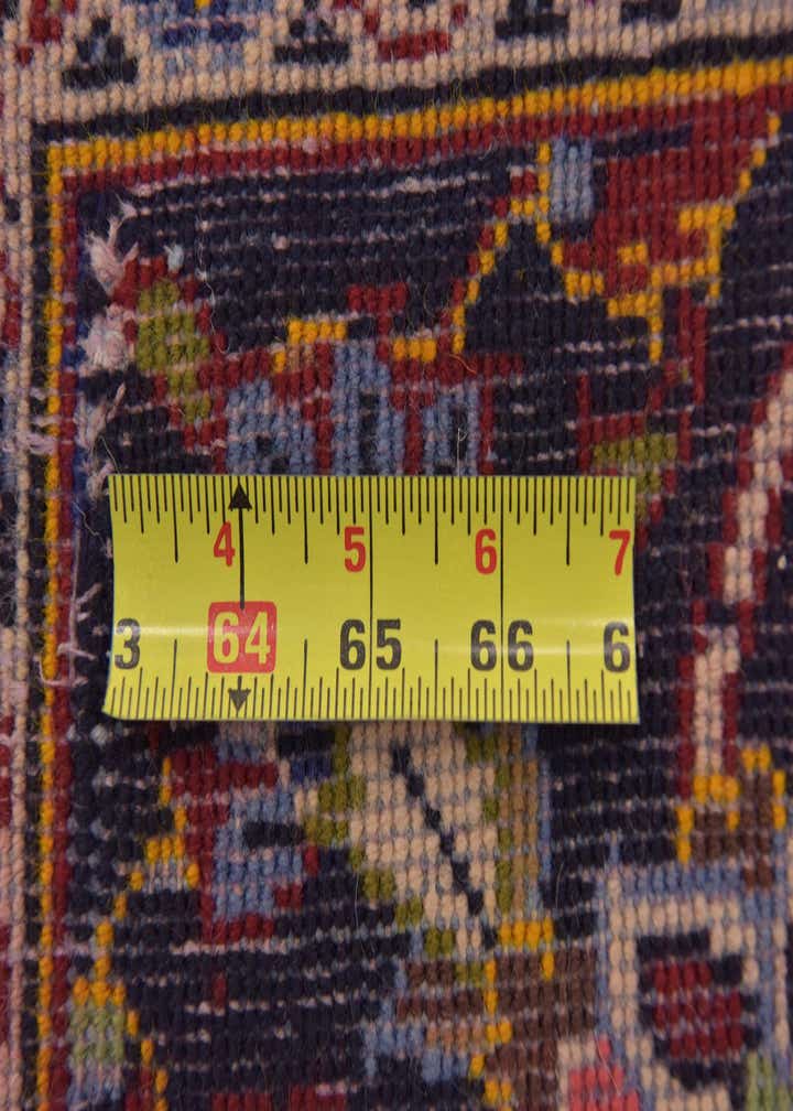 9' 8 x 13' 6 Hand Knotted Kashan Persian Wool Rug
