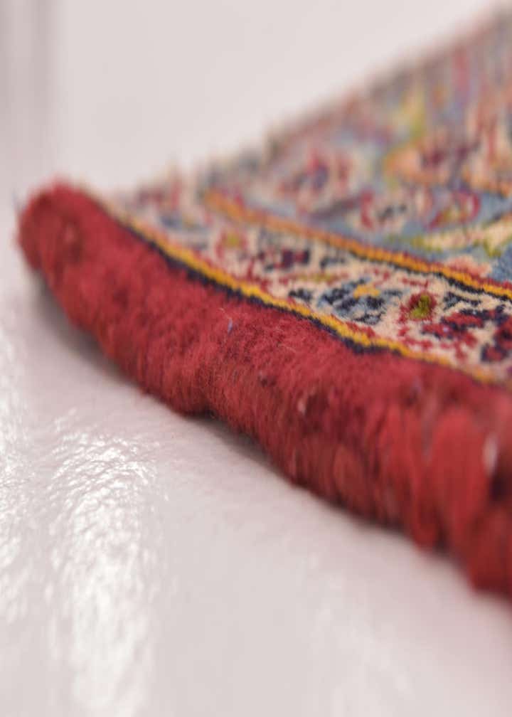 9' 8 x 13' 6 Hand Knotted Kashan Persian Wool Rug