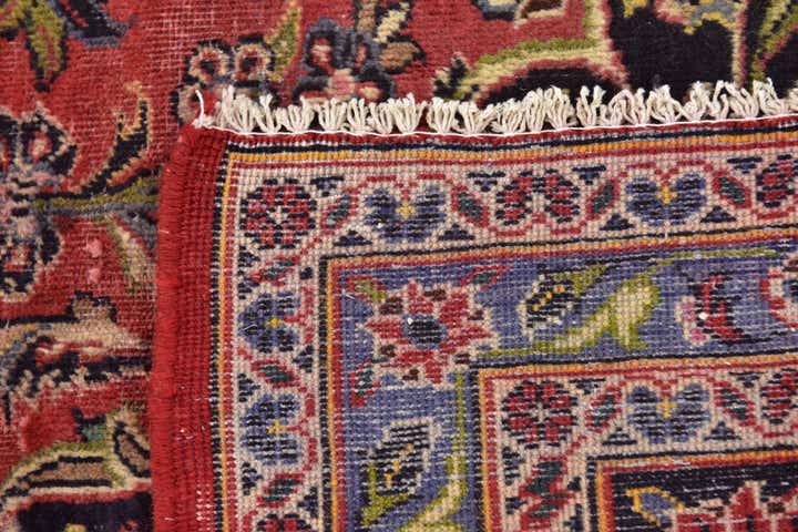 10' x 12' 10 Hand Knotted Kashan Persian Wool Rug