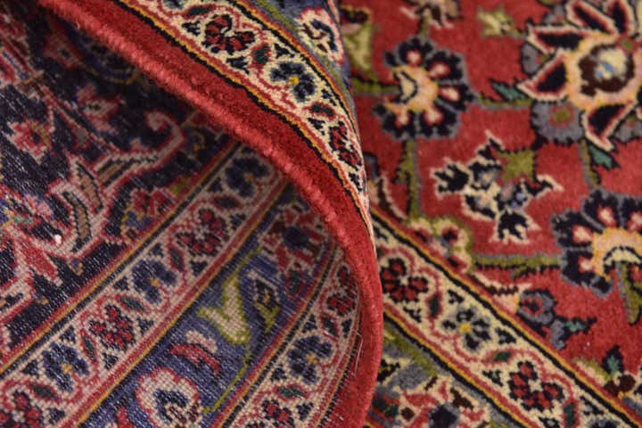 10' x 12' 10 Hand Knotted Kashan Persian Wool Rug