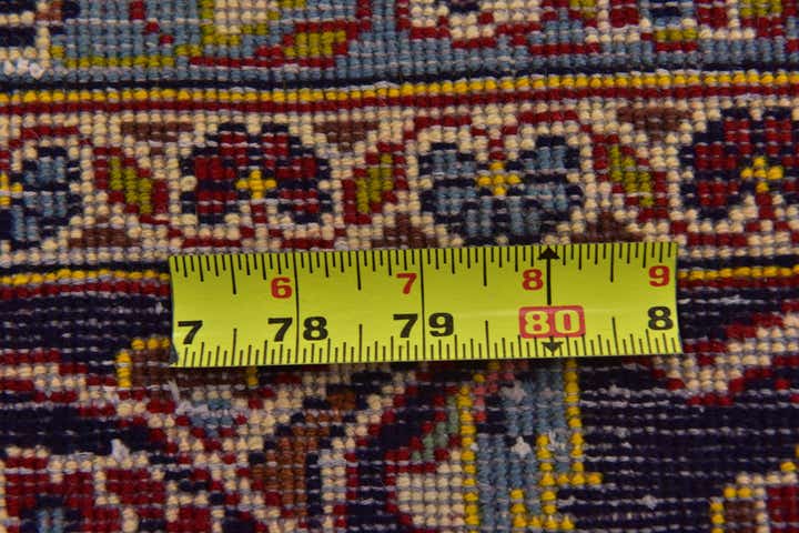 9' 10 x 13' Hand Knotted Kashan Persian Wool Rug