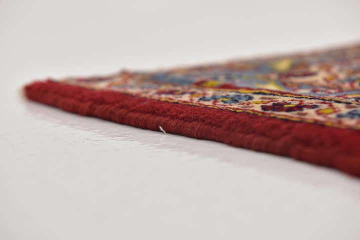 9' 10 x 13' Hand Knotted Kashan Persian Wool Rug