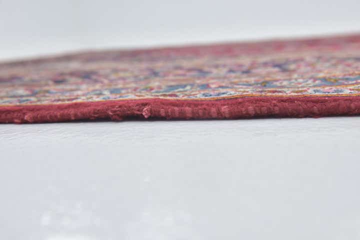 9' 8 x 12' 4 Hand Knotted Kashan Persian Wool Rug