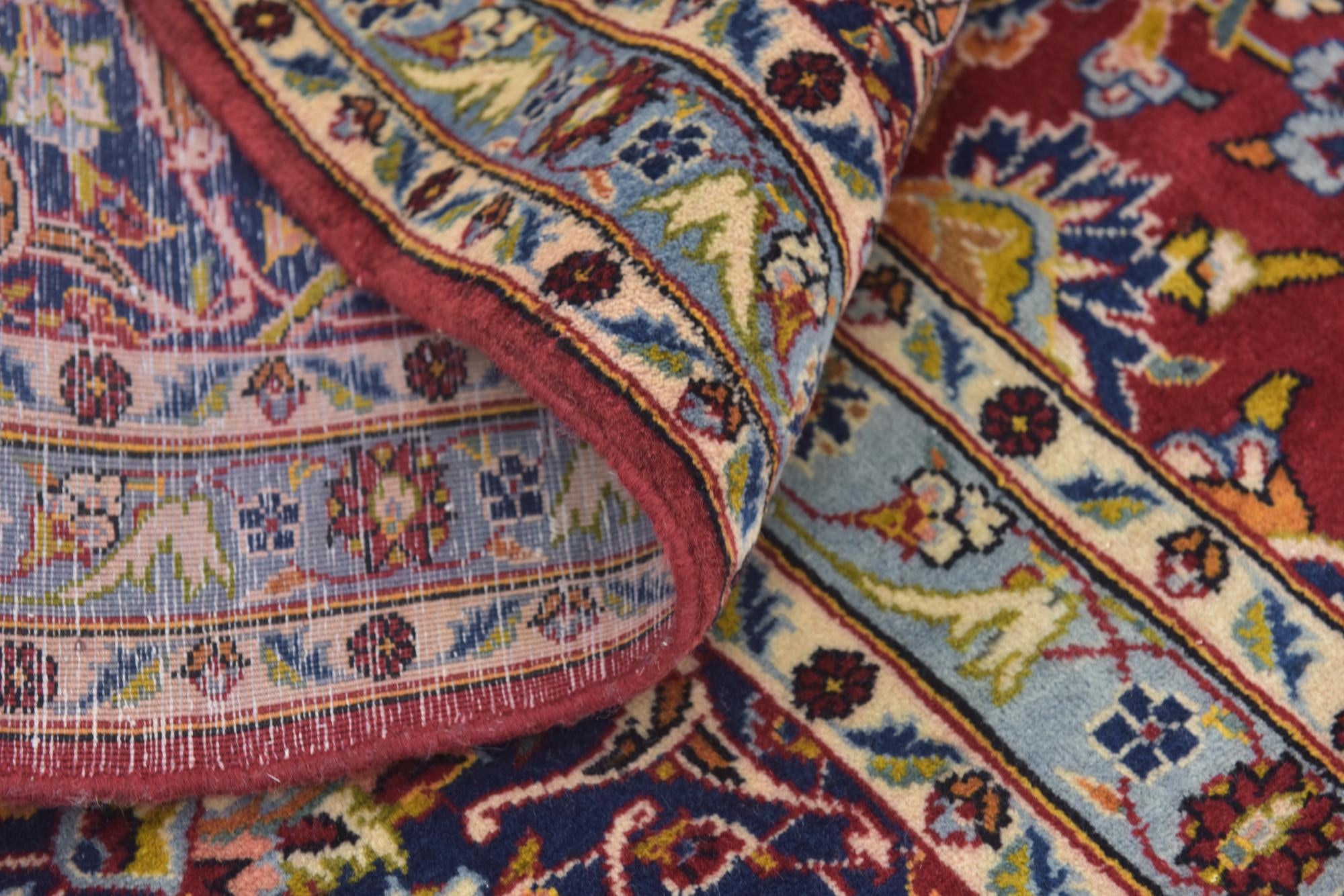 295cm x 385cm anudado a mano Kashan Alfombra Persa Lana