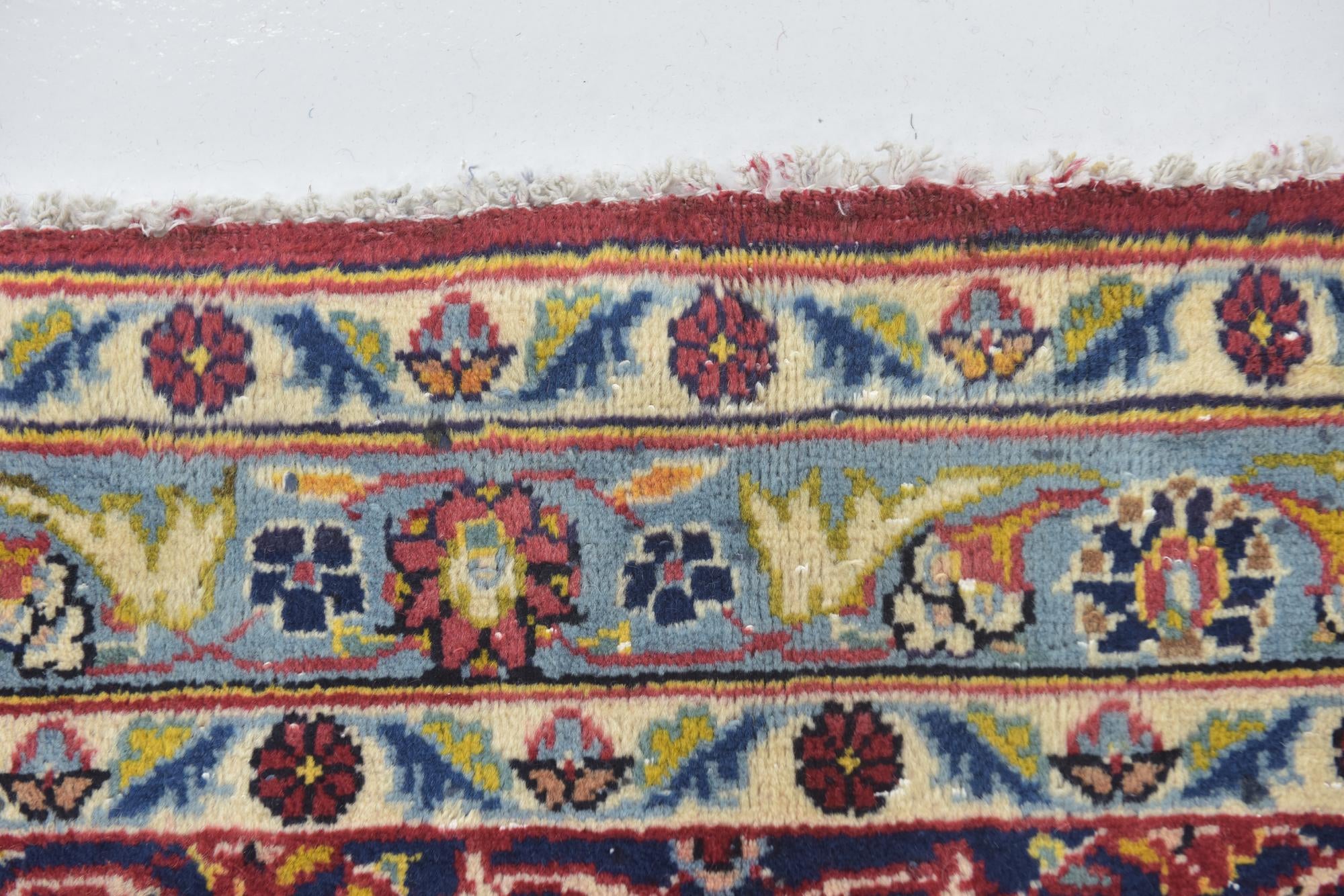295cm x 385cm anudado a mano Kashan Alfombra Persa Lana