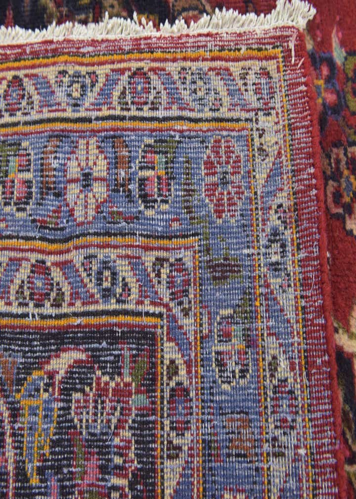 9' 7 x 13' 2 Hand Knotted Kashan Persian Wool Rug