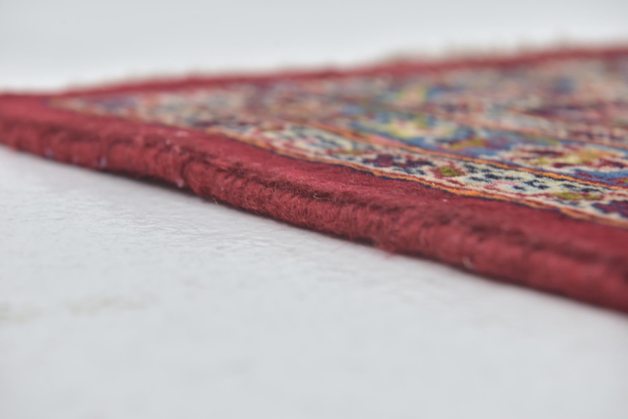 9' 6 x 12' 9 Hand Knotted Kashan Persian Wool Rug