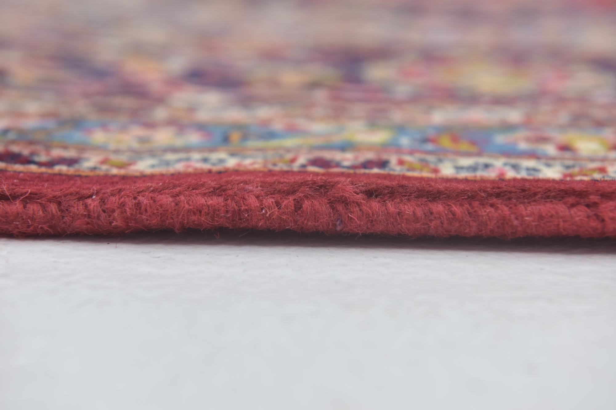 9' 6 x 12' 9 Hand Knotted Kashan Persian Wool Rug