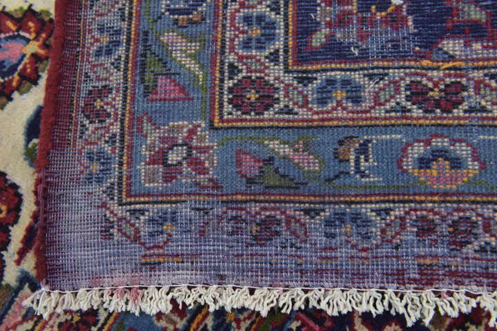9' 10 x 12' 10 Hand Knotted Kashan Persian Wool Rug