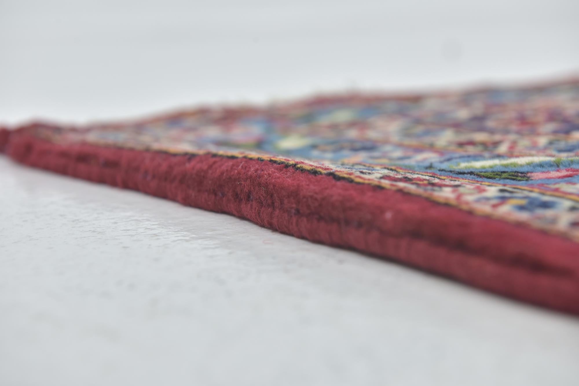 9' 10 x 12' 10 Hand Knotted Kashan Persian Wool Rug