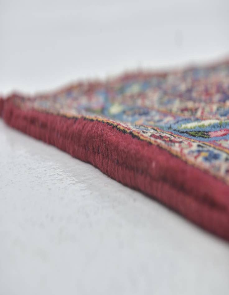 Detail image of 9' 10 x 12' 10 Hand Knotted Kashan Persian Wool Rug