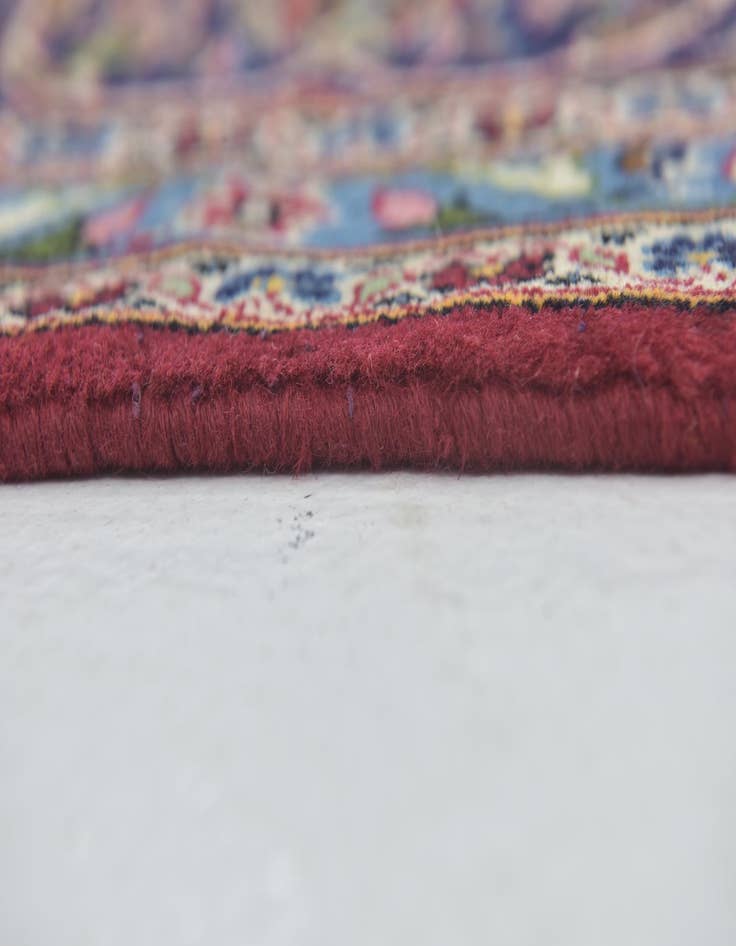 Detail image of 9' 10 x 12' 10 Hand Knotted Kashan Persian Wool Rug