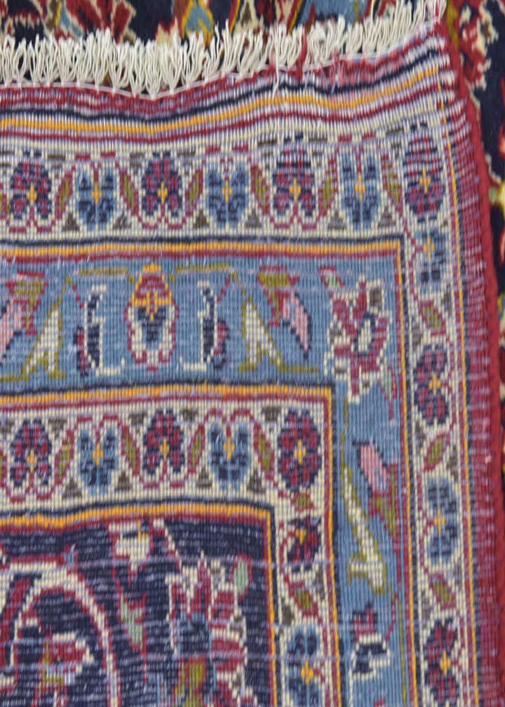 9' 7 x 13' 3 Hand Knotted Kashan Persian Wool Rug