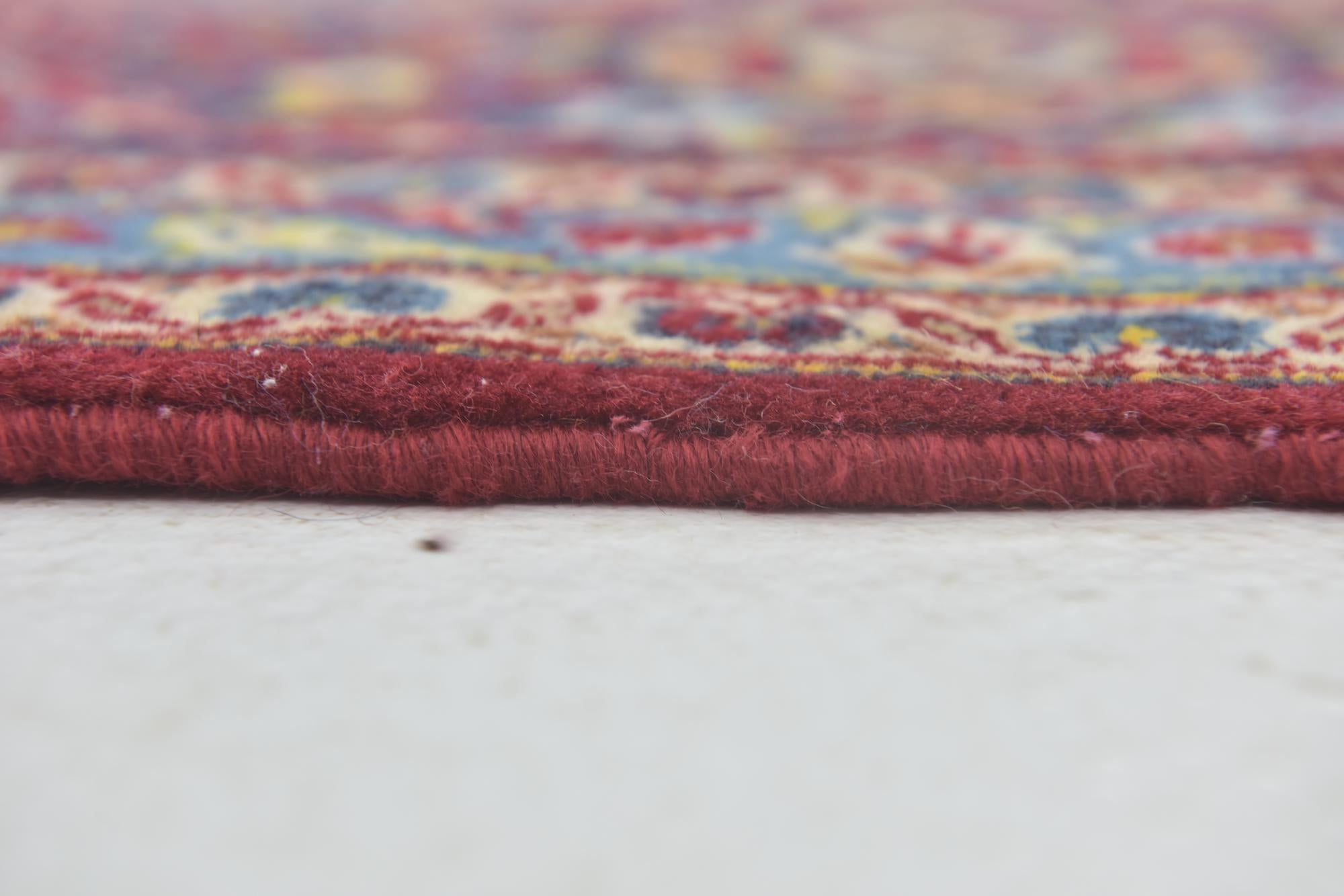 9' 7 x 13' 4 Hand Knotted Kashan Persian Wool Rug