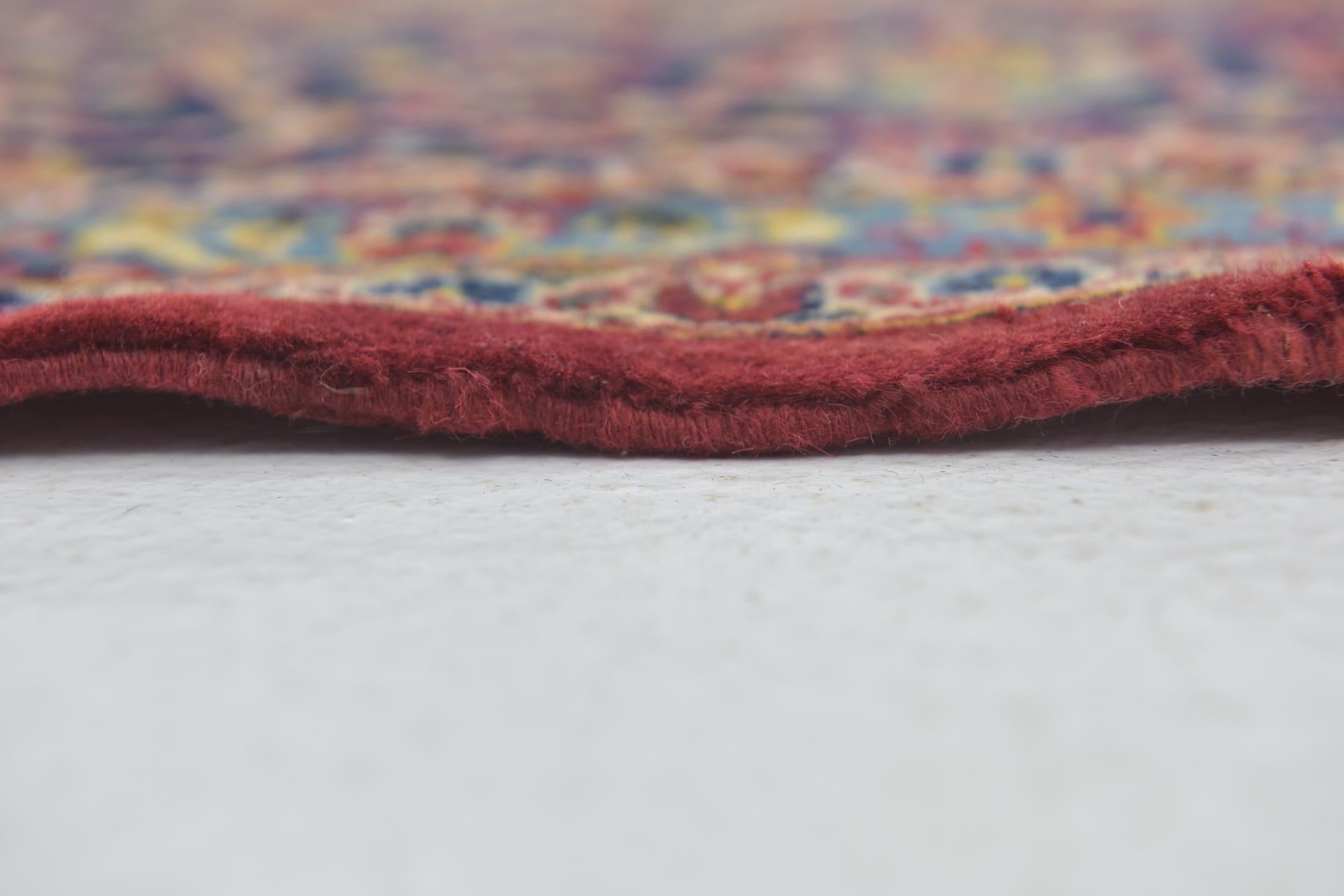9' 10 x 12' 10 Hand Knotted Kashan Persian Wool Rug
