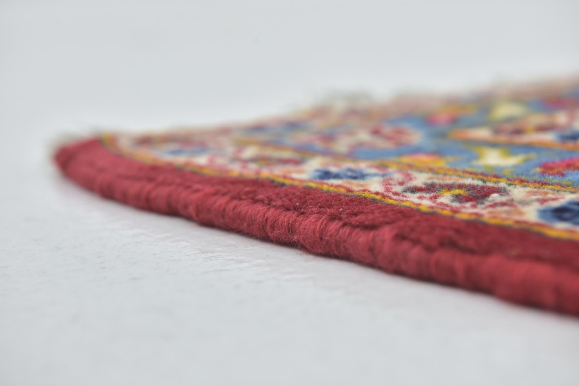 9' 6 x 13' 5 Hand Knotted Kashan Persian Wool Rug