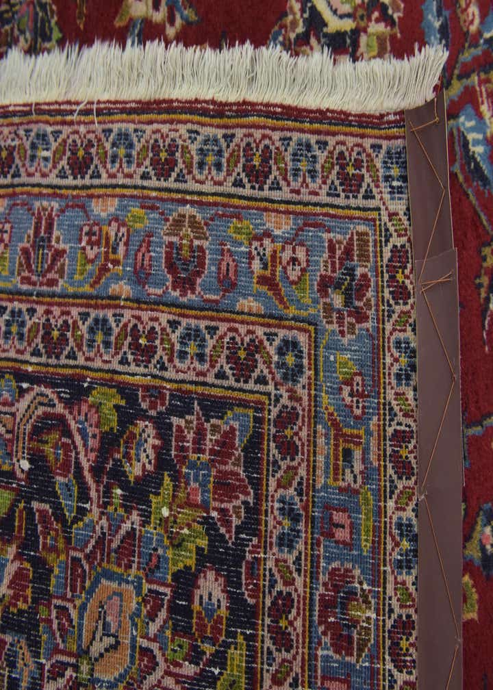 9' 9 x 13' 3 Hand Knotted Kashan Persian Wool Rug