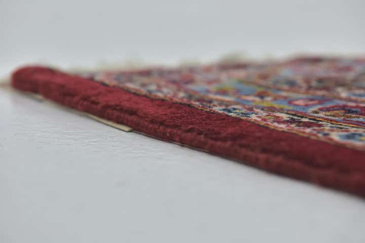 9' 9 x 13' 3 Hand Knotted Kashan Persian Wool Rug