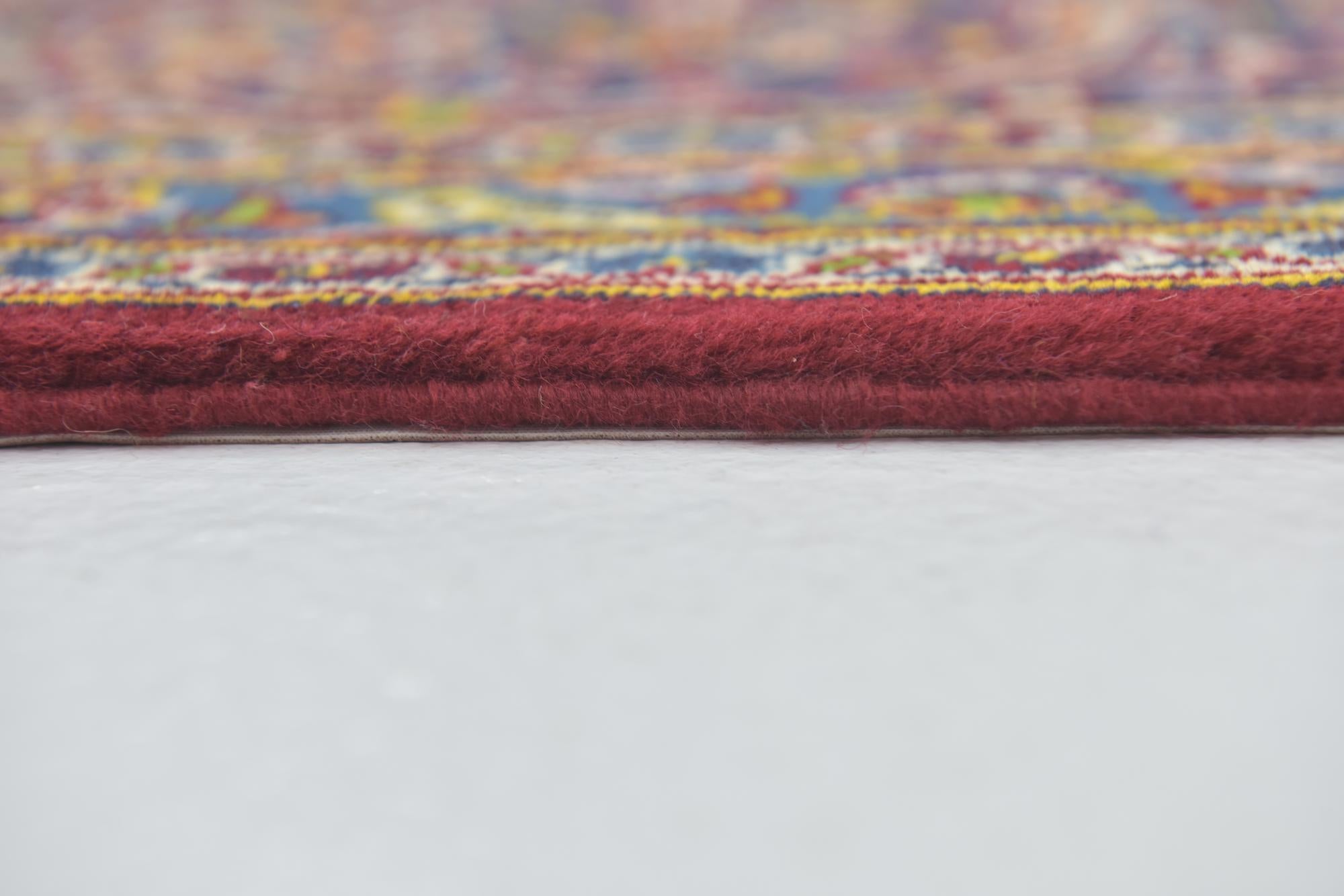 9' 6 x 13' 5 Hand Knotted Kashan Persian Wool Rug