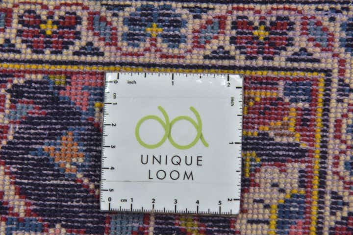 9' 10 x 13' 3 Hand Knotted Kashan Persian Wool Rug