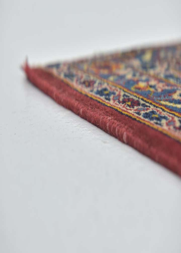 9' 10 x 13' 3 Hand Knotted Kashan Persian Wool Rug