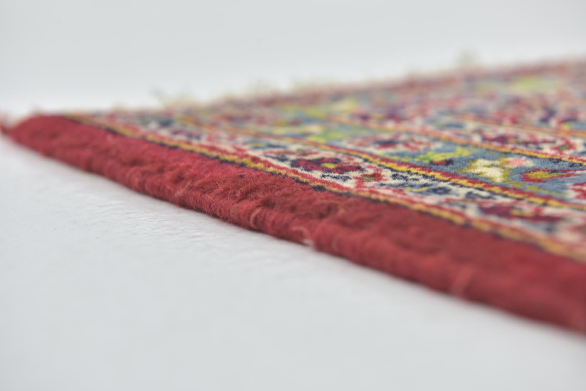 295cm x 405cm Hand Knotted Kashan Persian Wool Rug