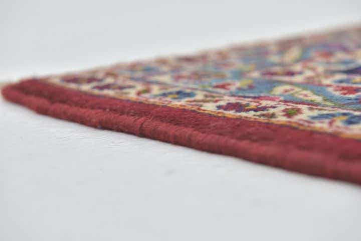 9' 9 x 13' 4 Hand Knotted Kashan Persian Wool Rug