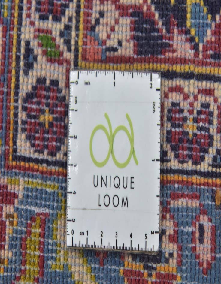 Detail image of 9' 8 x 12' 9  Hand Knotted Kashan Persian Wool Rug