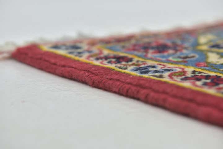 9' 9 x 13' 3 Hand Knotted Kashan Persian Wool Rug