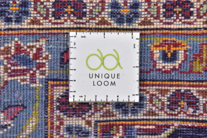 9' 9 x 13' 6 Hand Knotted Kashan Persian Wool Rug