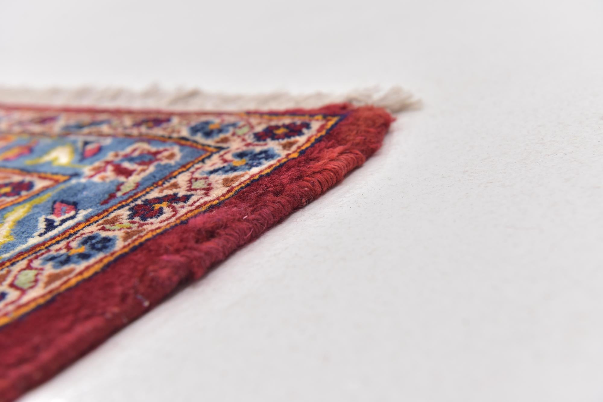 9' 9 x 13' 6 Hand Knotted Kashan Persian Wool Rug