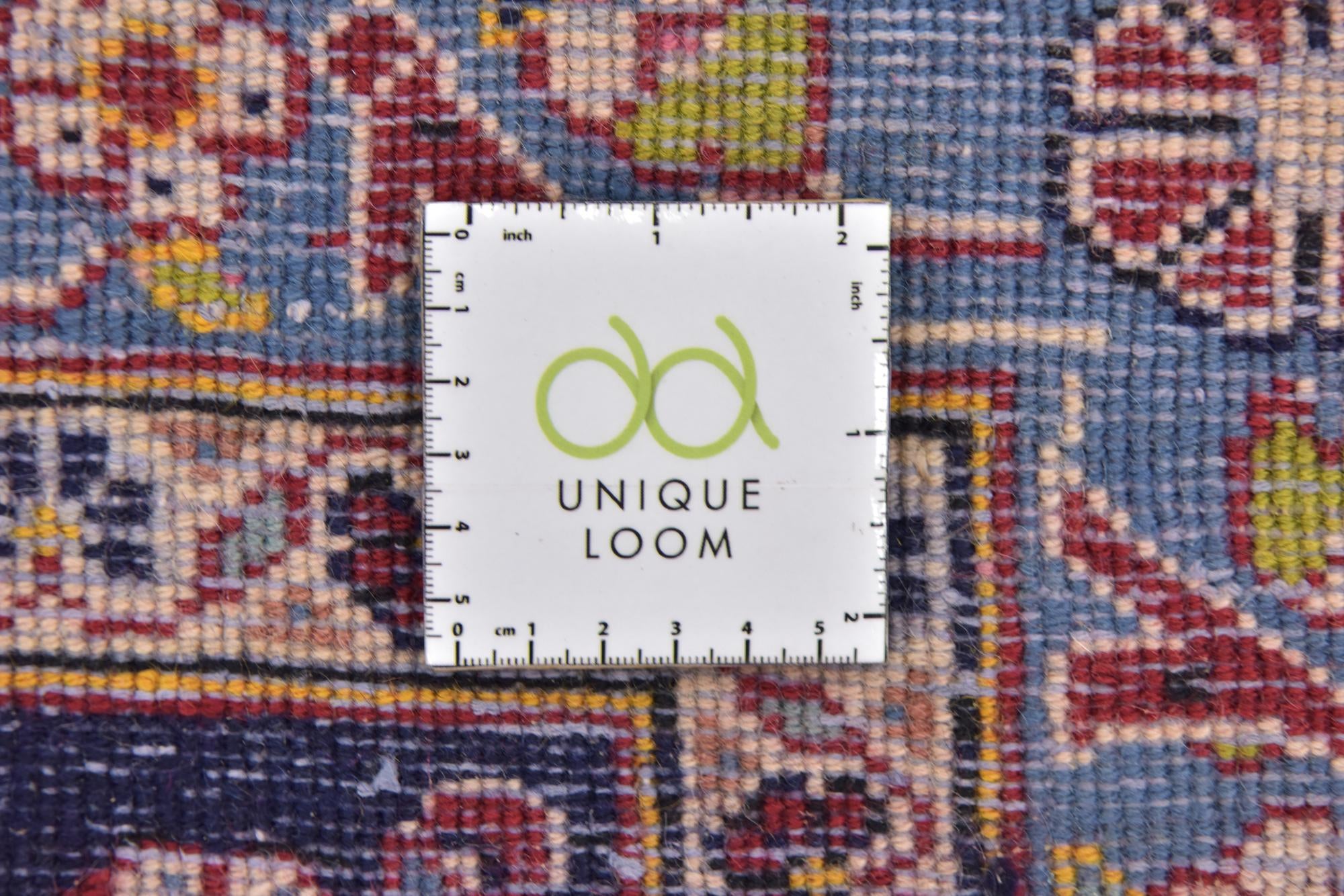 9' 9 x 13' Hand Knotted Kashan Persian Wool Rug